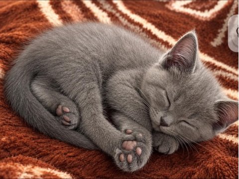 Evdeki sevimli british shorthair kuyruğum