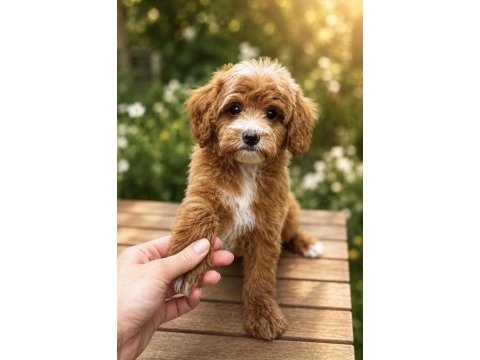 Üst düzey özel renk maltipoo oğlumuz