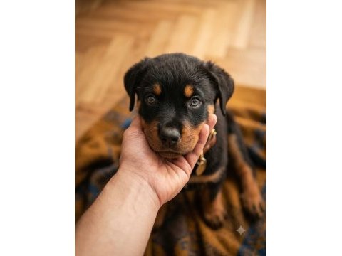 Muhteşem kaliteli rottweiler
