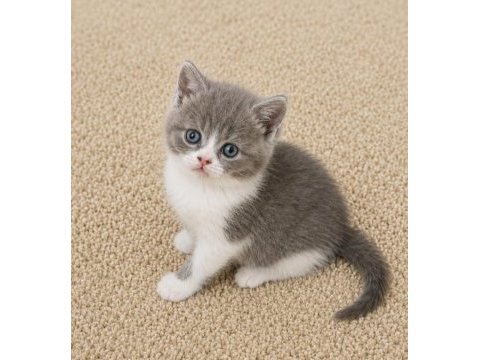 Mükemmel british shorthair golden blue ve bicolor yavrular