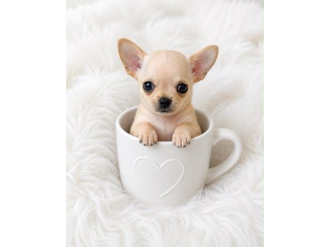 Wc eğitimli gold chihuahua