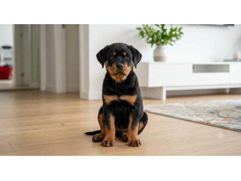 Muhteşem kaliteli rottweiler