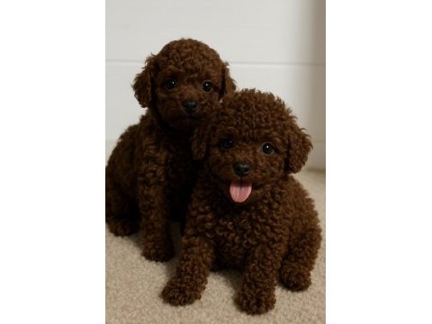 Sevginin en zarif hali toypoodle yavruları