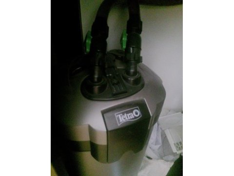 Tetra 1200 diş filtre ve 1 metre bombeli akvaryum
