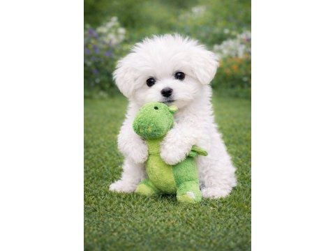 Orjinal gerçek maltese terrier yavrular