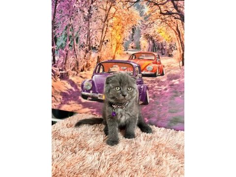 A kalite top kafa scottish fold yavrular