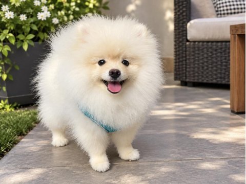 4 aylık erkek pomeranian yavru
