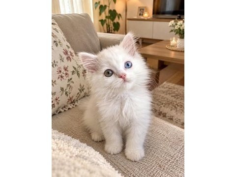 Odd eyes british longhair