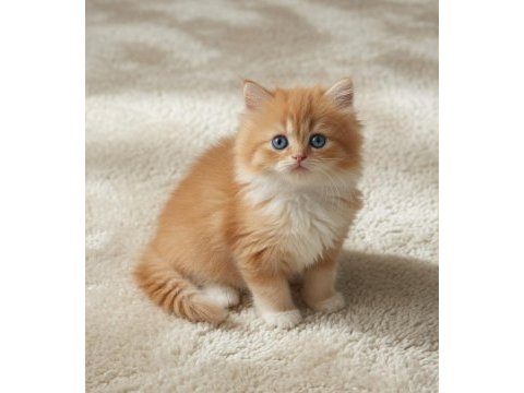 British longhair organik portakal yavrular