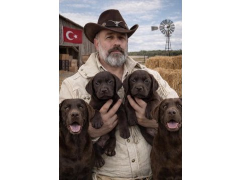 Labrador redriever sevimli yavrular