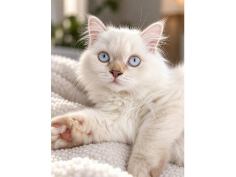 Safkan british blue point yavrumuz
