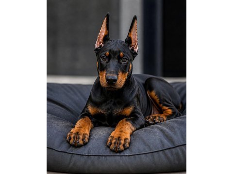 Çivi gibi doberman estetikli yavrular