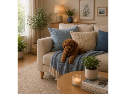 Ev üretimi tertemiz toy poodle