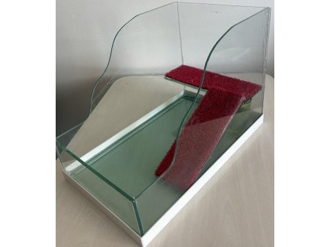 Su kaplumbağası ve akvaryumu