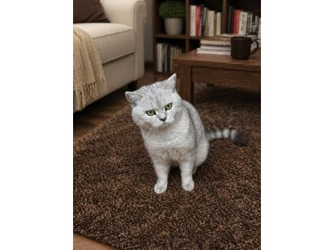 1 yaşında erkek british shorthair