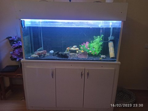 130x50x60 cm 400lt sumplı profesyonel akvaryum