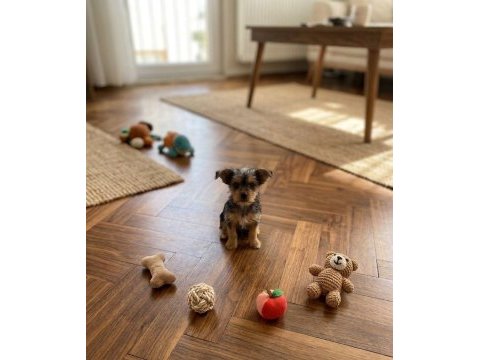 En küçük boy morkie