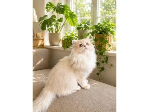 Cy12 dişi dernek kayıtlı full şecereli british longhair