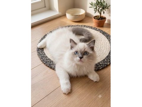 Secereli ragdoll yavrular