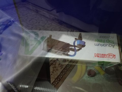 Sıfır malzeme ve akvaryum