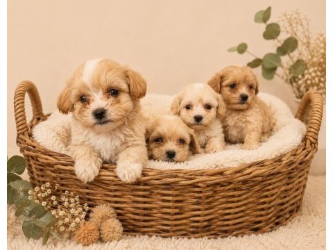 Sevgi dolu maltipoo yavrular