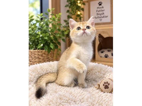 British shorthair golden