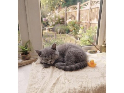 2 aylık erkek british shorthair