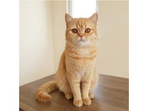 Yetişkin british shorthair red kısır dişi