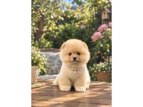 Ayıcık surat pomeranian boo yavrumuz