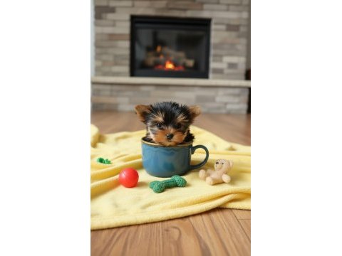Şecereli teacup yorkshire terrier yavrularımız