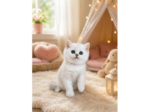 Safkan british shorthair kediler