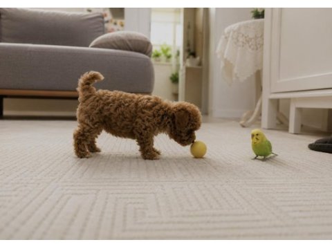 Orjinal gerçek teacup maltipoo asla büyümez