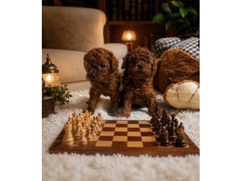 Garantili toy poodle orjinal