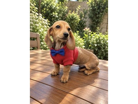 Mini boy safkan dachshund sosis yavrumuz