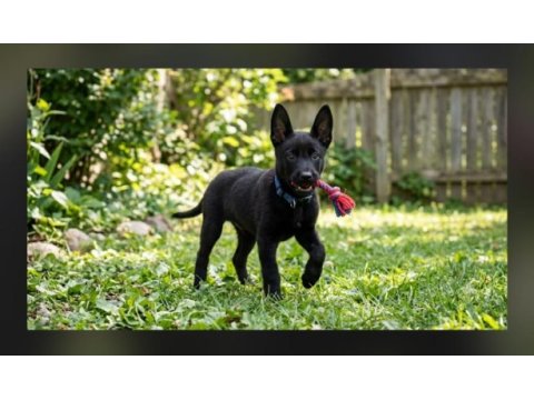 Siyah erkek malinois