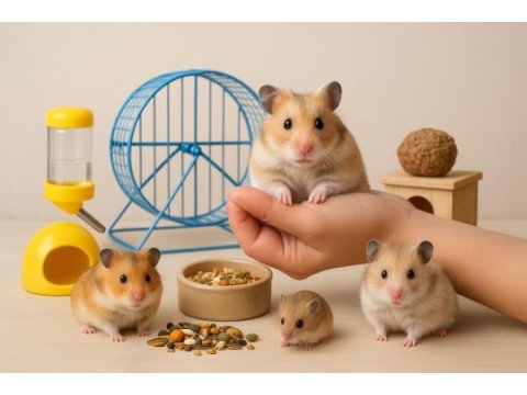 Tüm petshop'lara hamster buradan çıkıyor