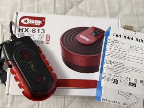 Seastar hava moturu + sobo ısıtıcı + mini ışık