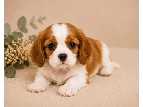 Safkan kraliyet mensubu cavalier king charles yavrular