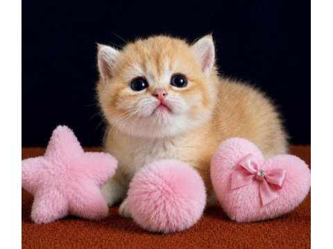 British shorthair golden yavrular
