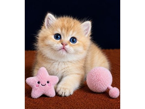 British shorthair golden yavrular