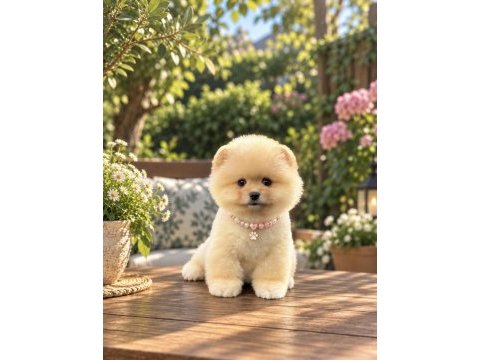 Ayıcık surat pomeranian boo yavrumuz