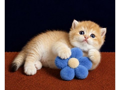 British shorthair golden yavrular