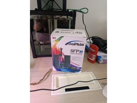 Boyu 30×27×27 akvaryum + dophin sfp34 filtre