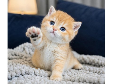 Show kalite british shorthair golden bebekler