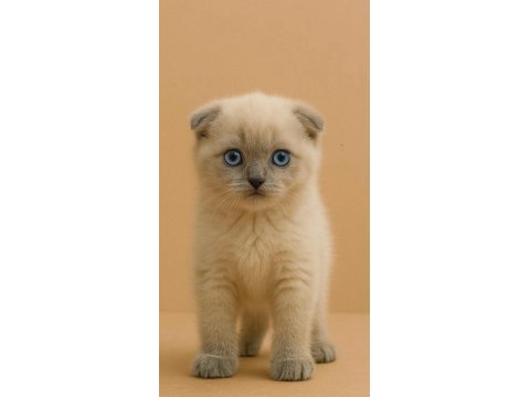 2 aylık tatlış scottish fold yavrumuz