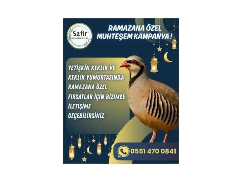 Kınalı keklikte ramazana özel kampanya