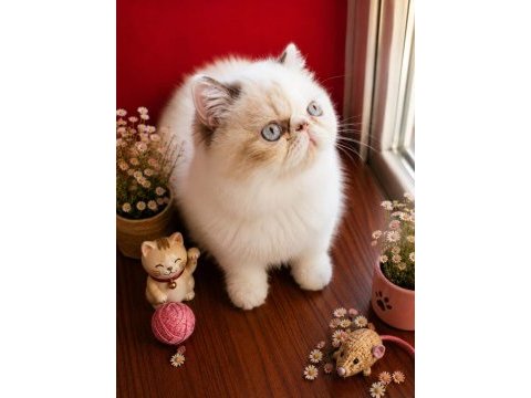 Safkan exotic shorthair bebek kediler