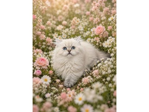3 british longhair 1 shorthair