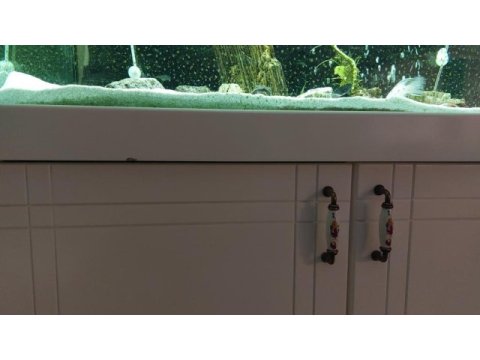 Malzemeleri ile birlikte 100x50x50 mobilyalı akvaryum (mdf)