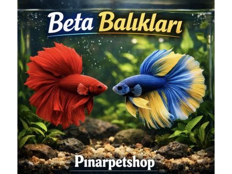 Rengarenk grand betta balıkları adana